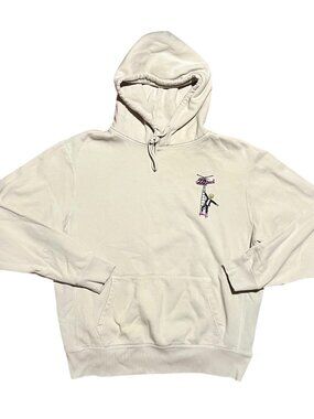 Machine Gun Kelly MGK 2023 Tour Skeleton Helicopter Cream Hoodie, Men's XL